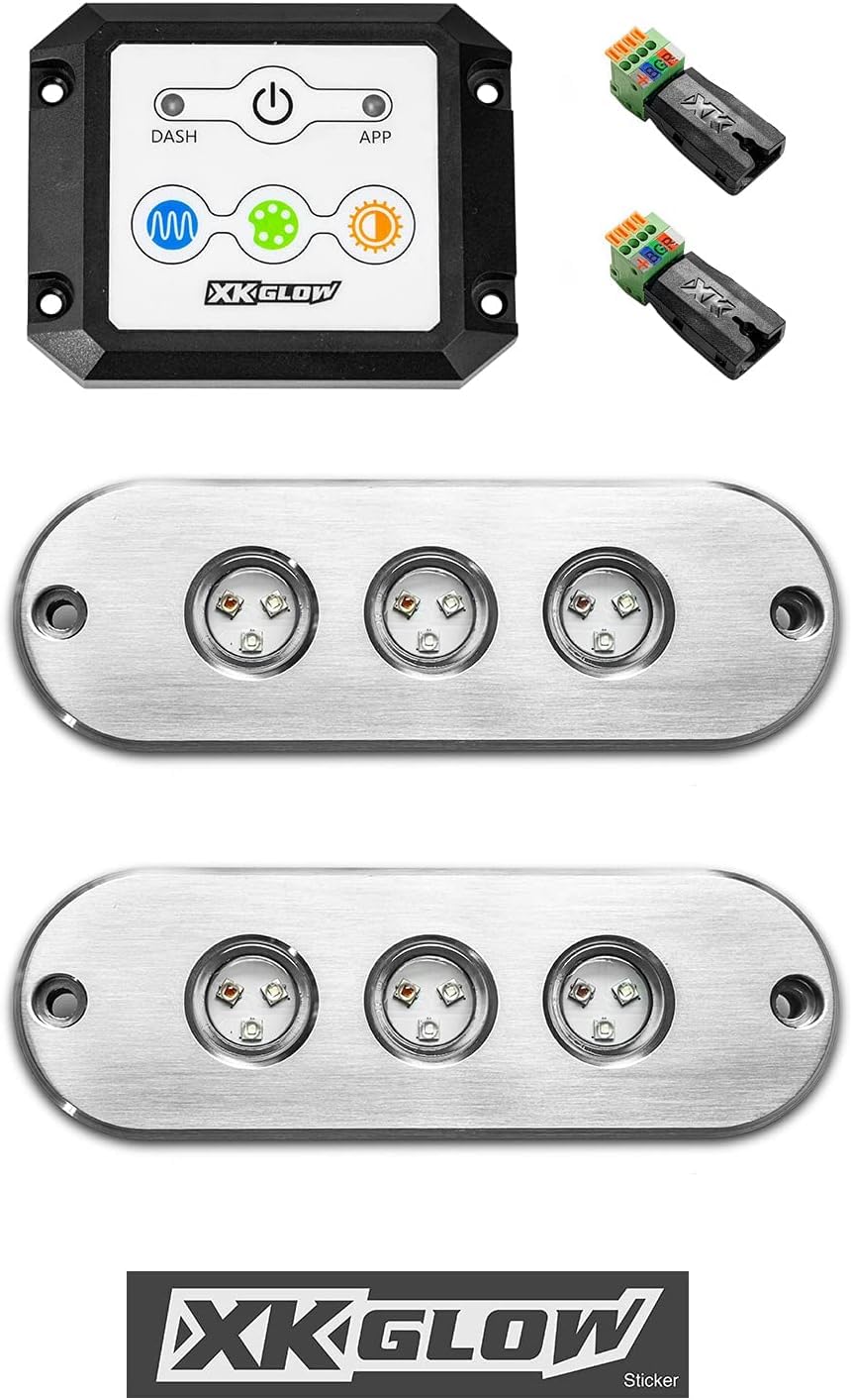 XKGLOW Automotive XK075002 27W Surface Mount Marine IP 68 Underwater Light
