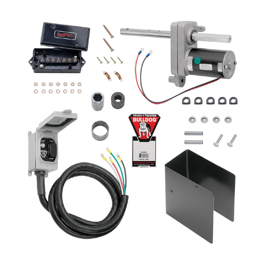 Bulldog Electric Powered Kit 1824200100, 7500 lbs Capacity, Only Compatible with Single-Speed Square Bulldog Jacks
