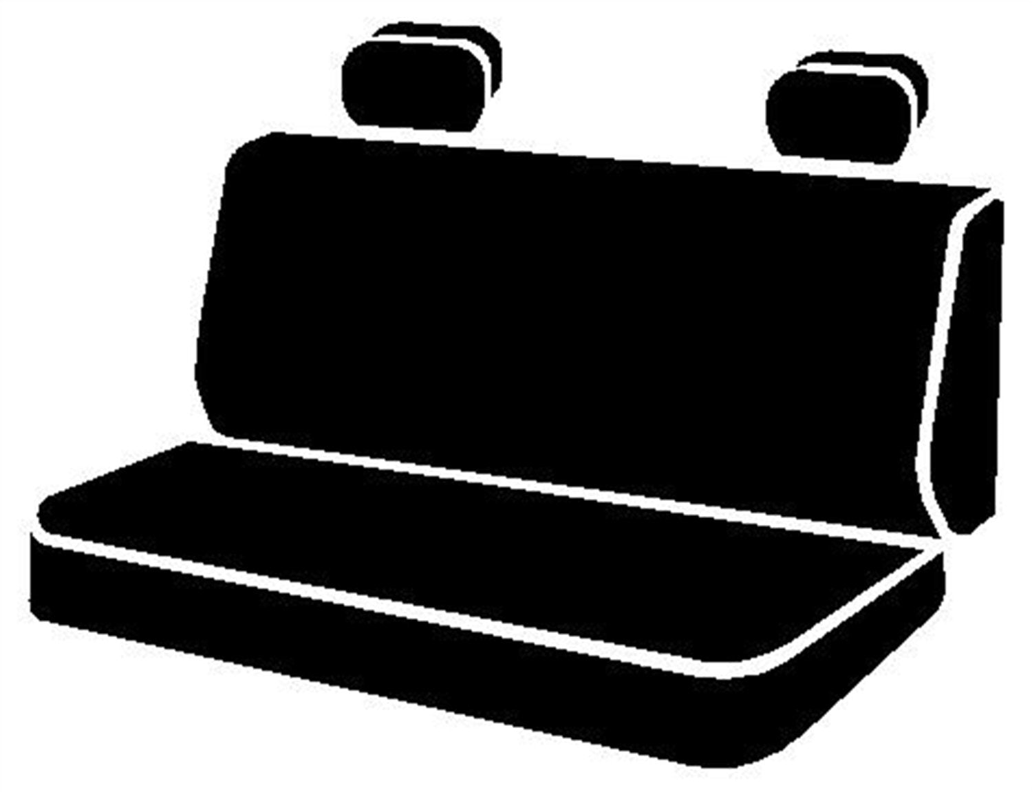 Custom Fit Fia TR42-461 Rear Seat Cover WINE Bench Seat - Saddle Blanket, (Wine)