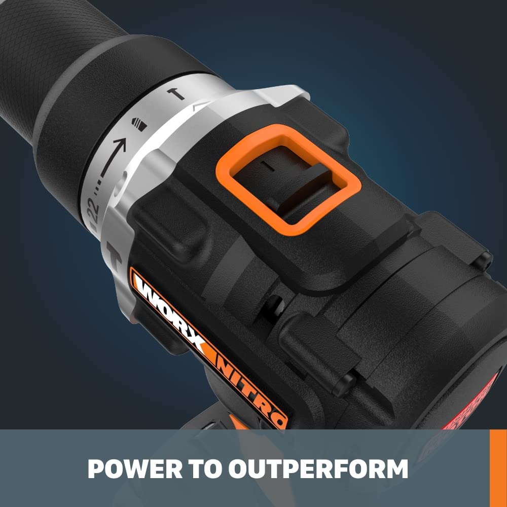 Worx 20V WX352L Power Share 1/2" Cordless Hammer Drill