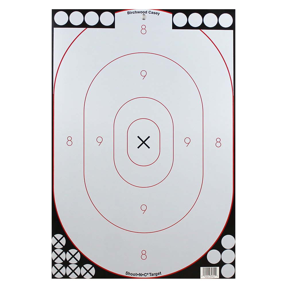 Shoot-N-C Birchwood Casey 12X18 Silhouette 5 Pack