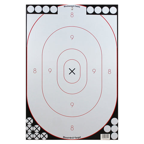 Shoot-N-C Birchwood Casey 12X18 Silhouette 5 Pack