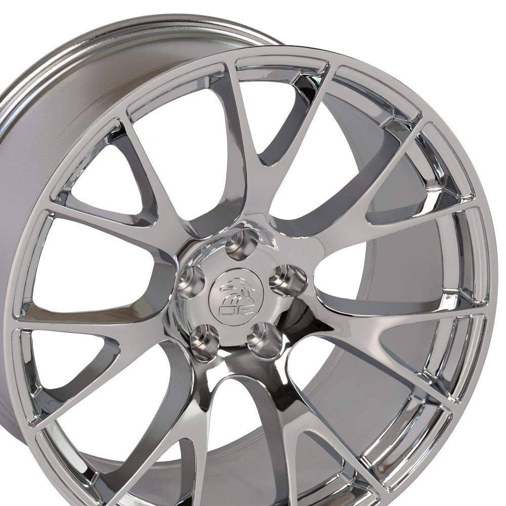 20" Replica Wheel OE Wheels DG15-20090-5115-18C Fits Dodge Hellcat Rim 20x9 Chrome Wheel