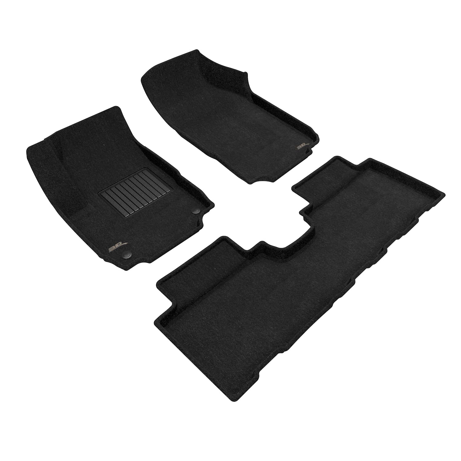 ELEGANT 3D MAXpider Floor Mat (BLACK) for CHEVROLET EQUINOX 2018-2024 - Complete Set