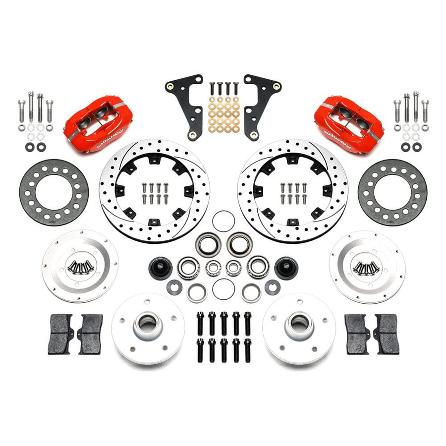 Front FDLI Kit,11.75", Drilled, Red