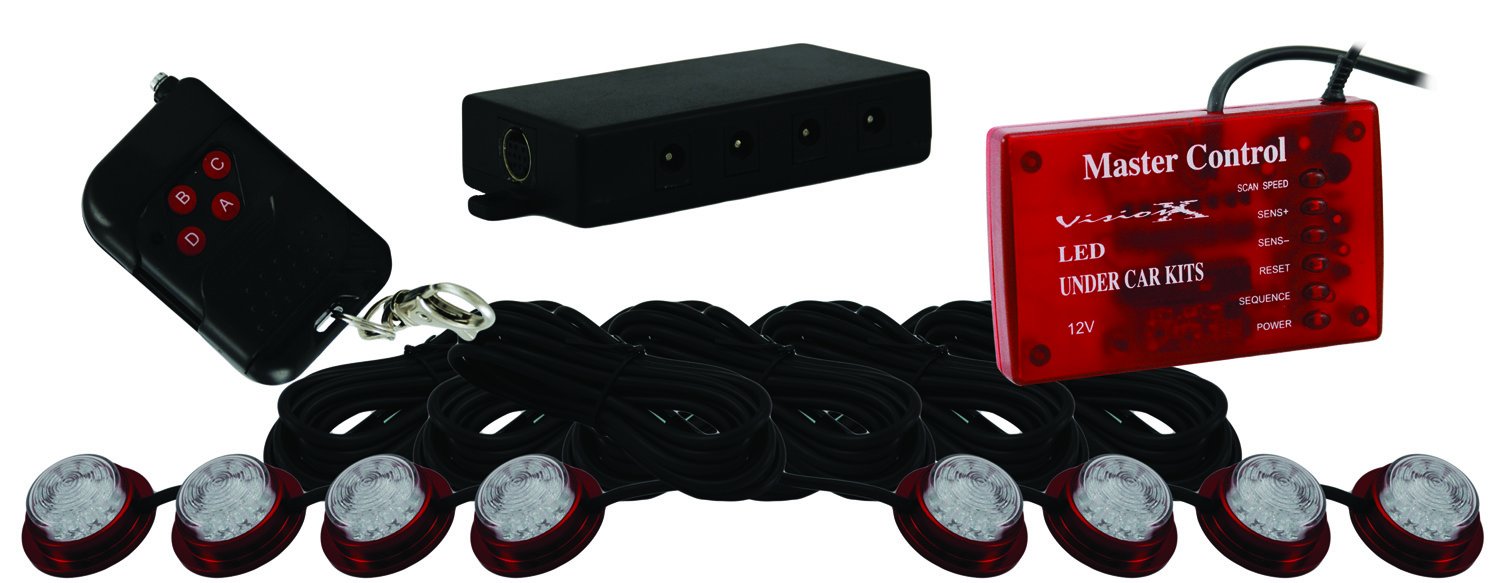 Vision X HIL-STR Lighting Red LED Strobe and Rock Light Kit
