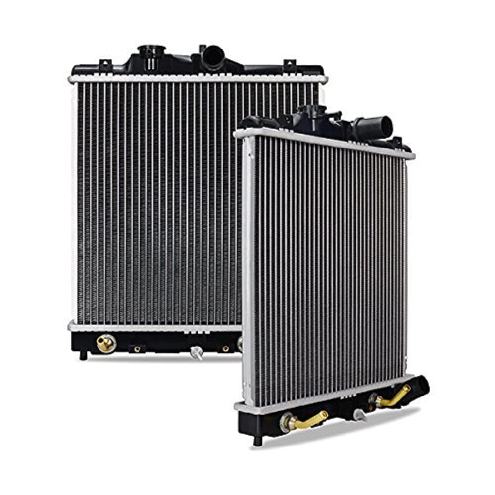 Mishimoto Plastic End-Tank R1290-AT Radiator Compatible With Honda Civic 1992-1998 Silver
