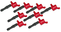 Blaster Series MSD 82438 Ignition Coils, Red, 8-Pack