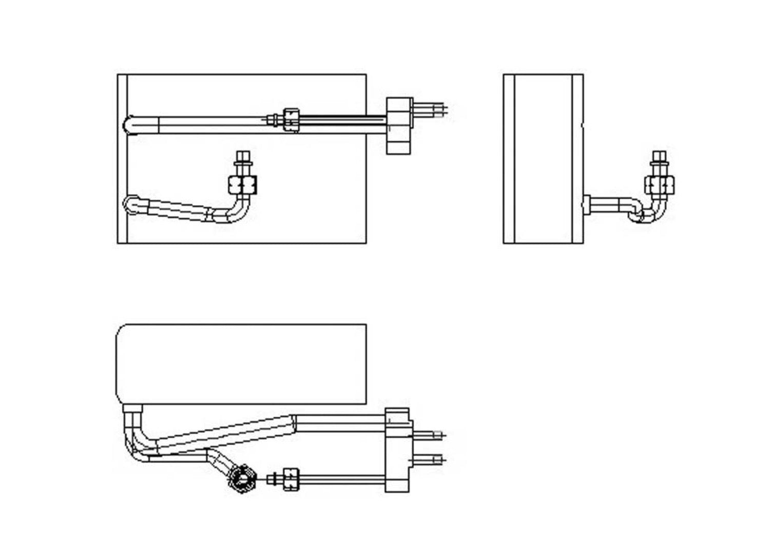 Replacement TYC 97088 Evaporator