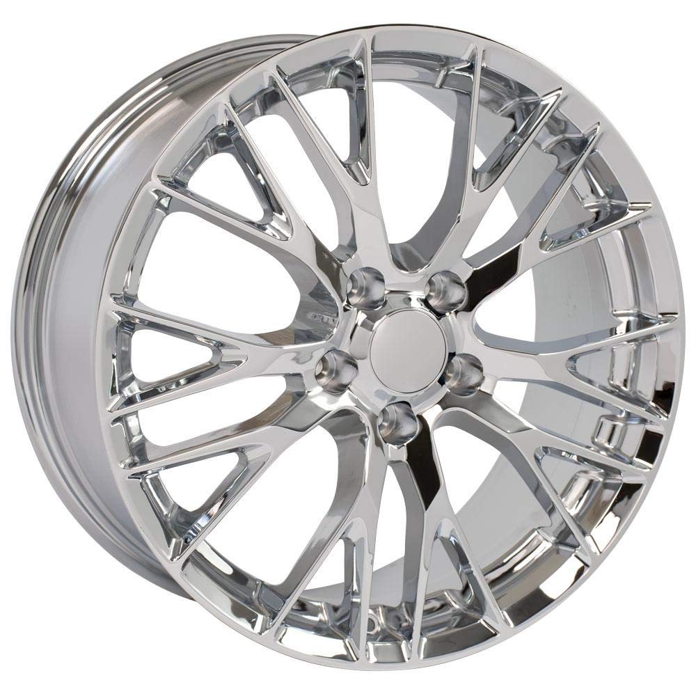CV22C-20010-5475-79C OE Wheels 20" Replica Wheel CV22 Fits Chevrolet Corvette - C7 Z06 Rim 20x10 Chrome Wheel