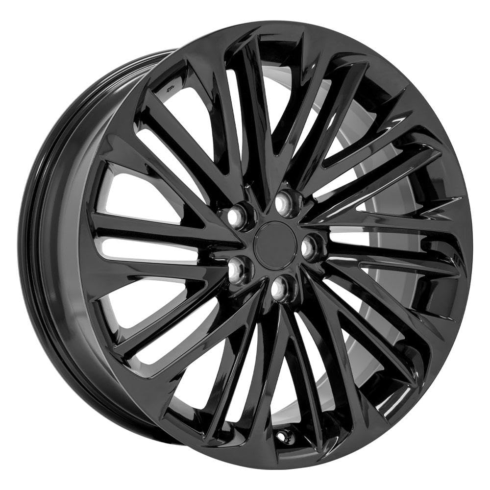 20 Inch OE Wheels LX58 Rim Fits RX350/RX450 Style 5x114.3 20x8 Gloss Black - Hollander 74393 (1)