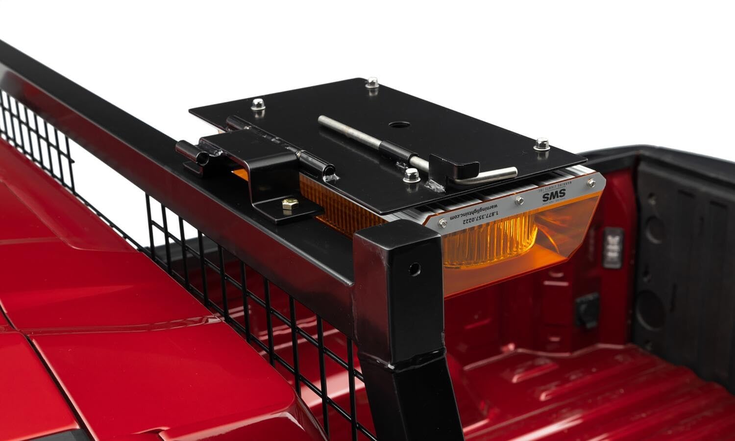 BACKRACK Flooding Light Bracket RealTruck, 16X7 | Center Mount, Black | 91002RECF | Universal w Frame's