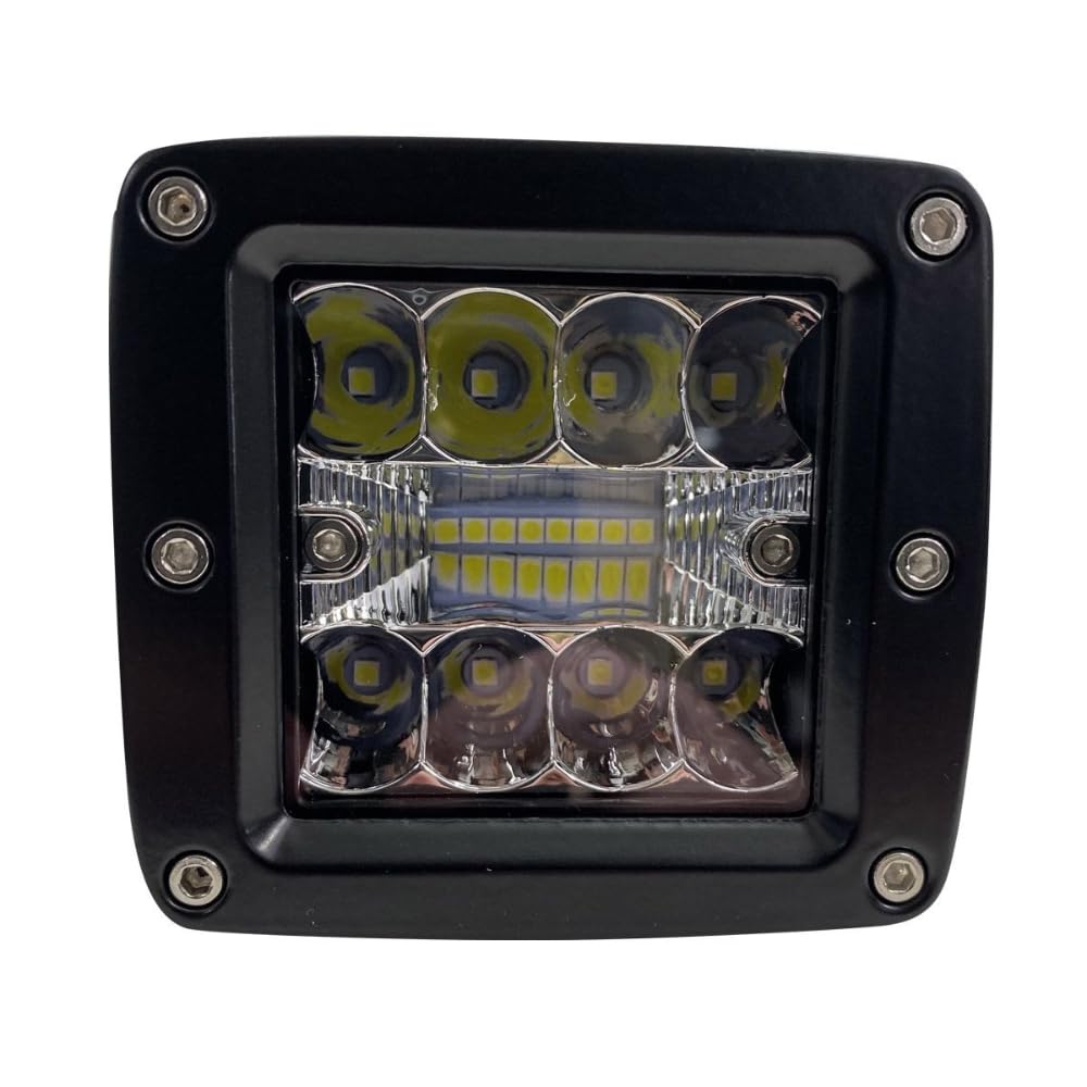 RACESPORT ECO-LIGHT LT Race Sport Lighting RS3X3FECO High Power FLUSH MOUNT Style Auxiliary Lights (Sold as Pairs)