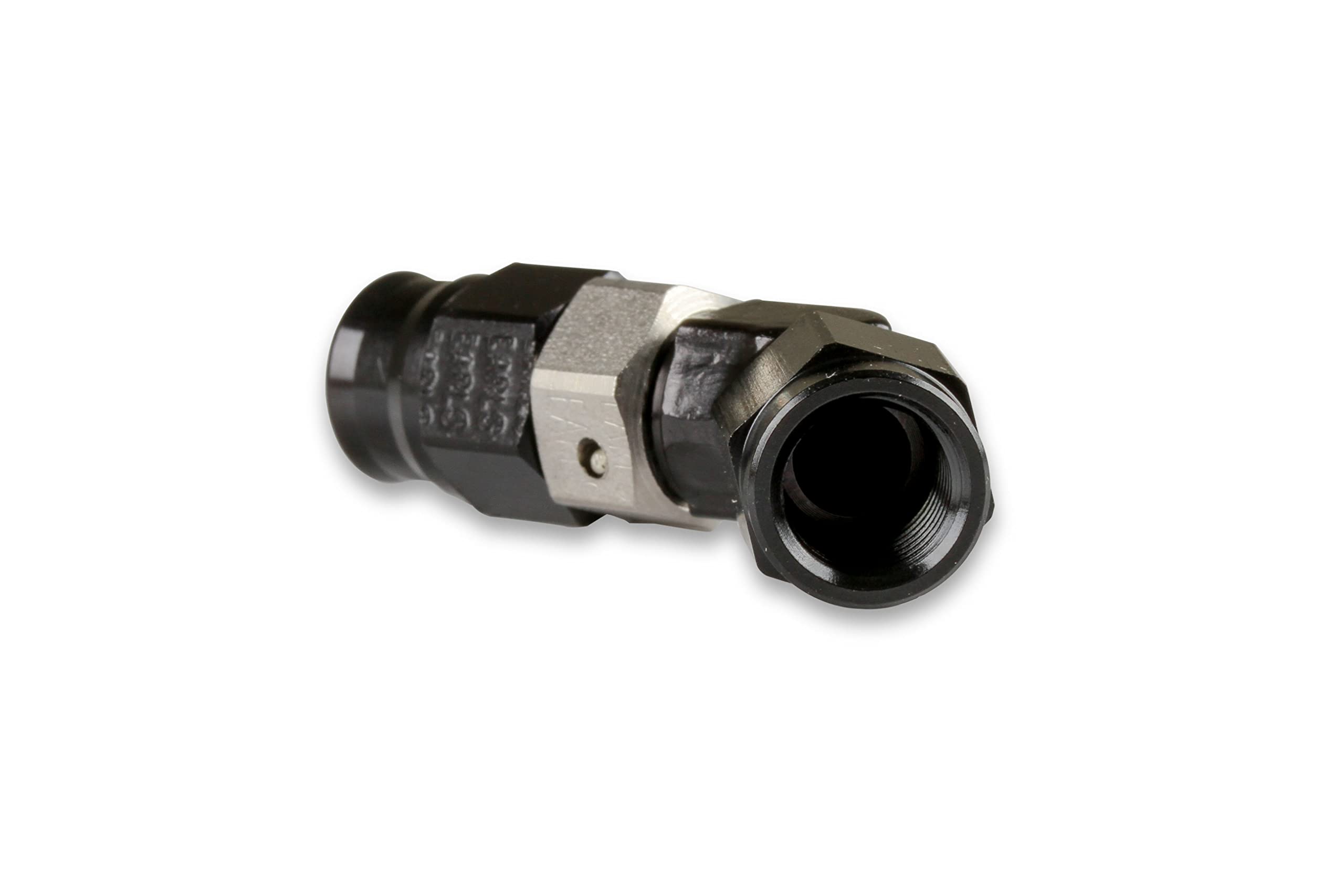 Earl's Adj. Low Profile 45 Degree Speed-Seal Hose End AT604533ERL, -3 Hose Size, 3 Nut Size