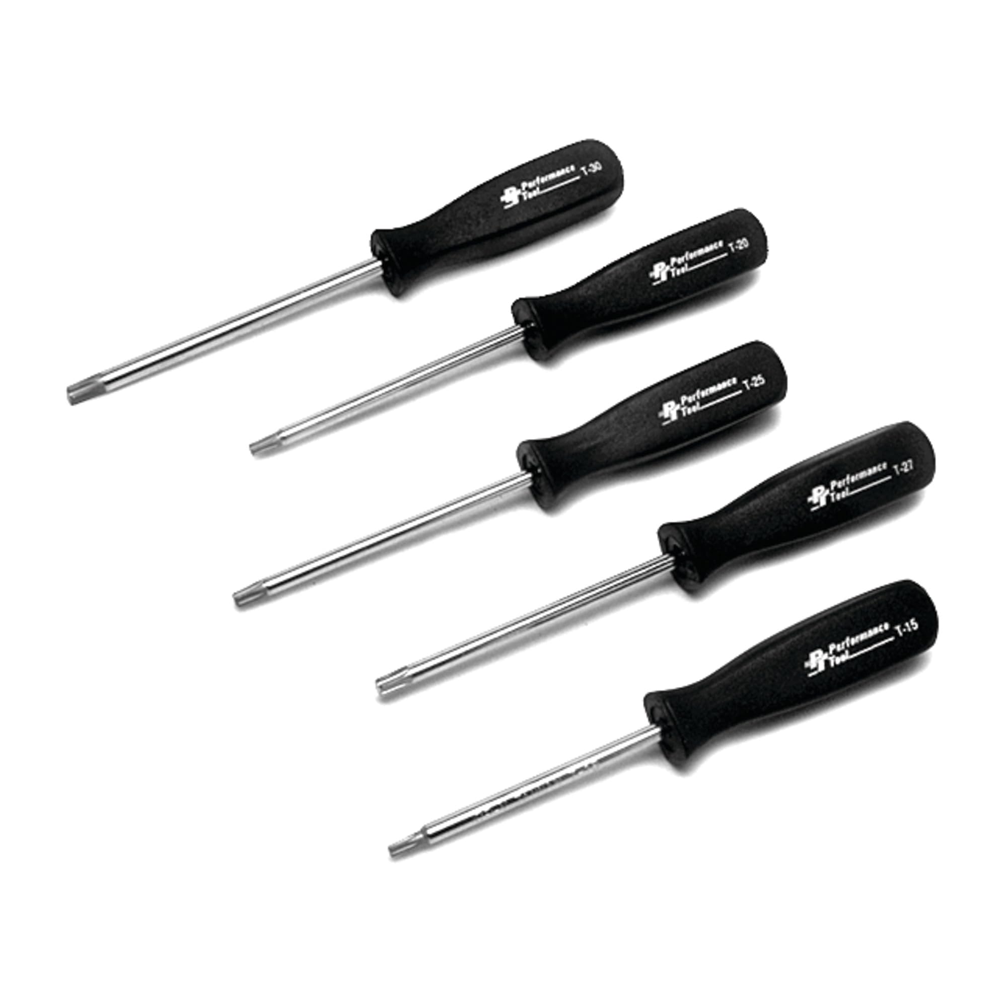 W900S Performance Tool Star Bit Screwdriver Set, 5-Piece