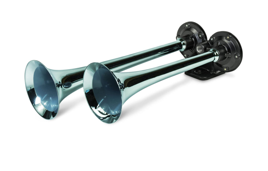 Dual Premium Air Horn Kit W/Air Horn Kit (HP10073) And Onboard Air Kit (HP10163)