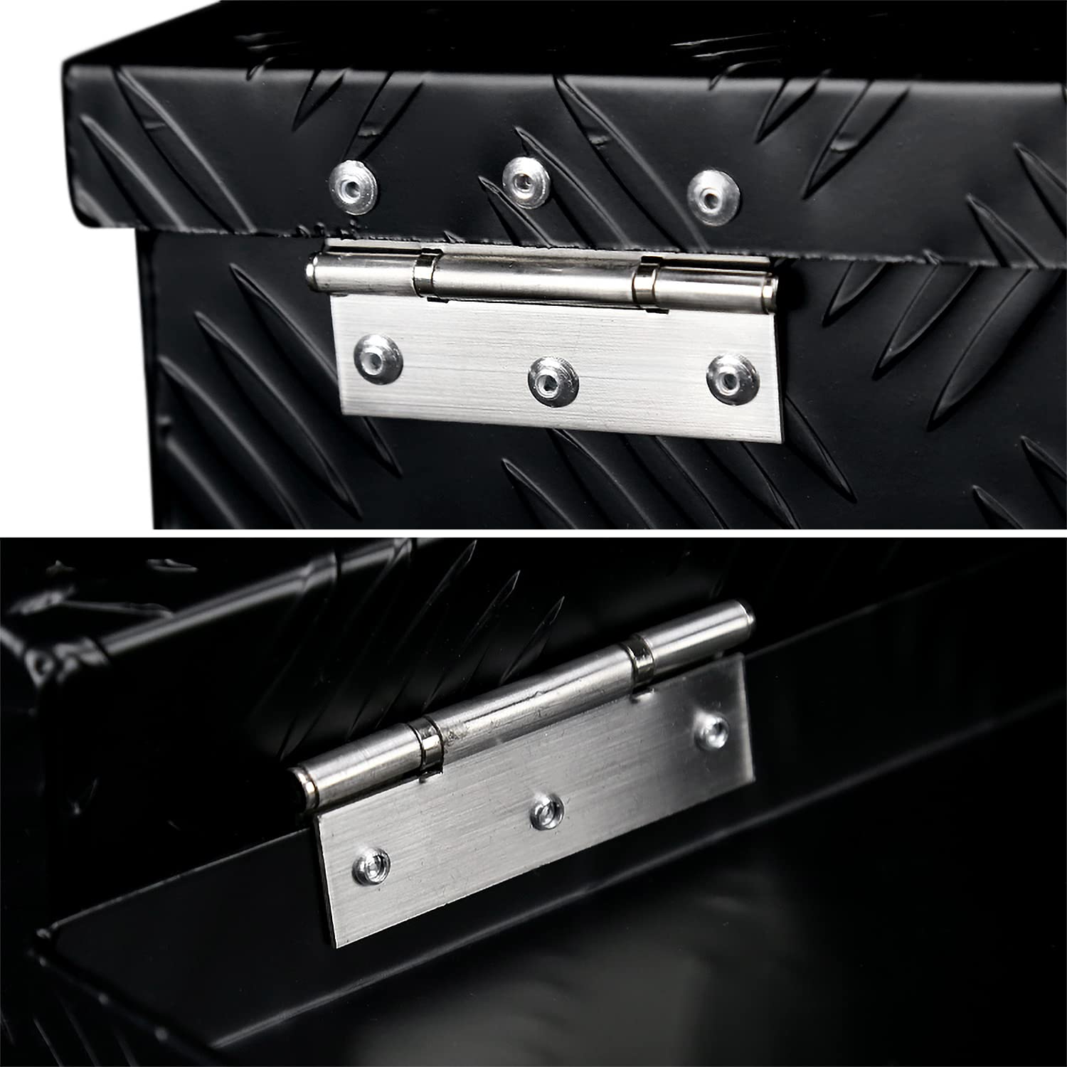 Heavy Duty Spec-D Tuning 31" Black Aluminum Tool Box Truck Pickup Underbody Storage + Handles