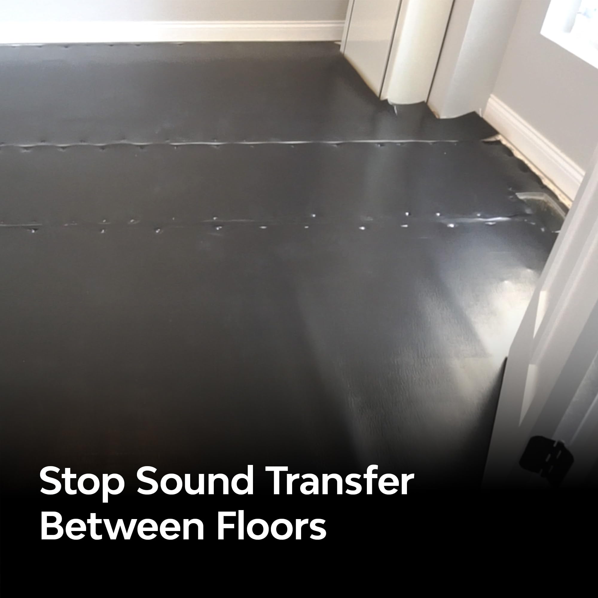 Four-Layer DynaPad Composite Sound Dampening Foam to Reduce Noise in Room - Sound Deadening Floor Insulation Foam - 54 in x 25 ft Long Acoustic Insulation Roll