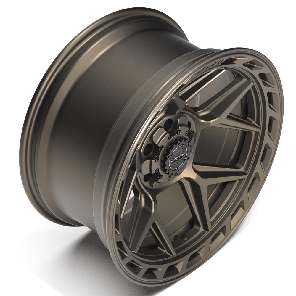20 Inch 4PLAY Wheels Rim 4P55 Fits 6x135 & 6x139.7 20x10 Satin Bronze (1)