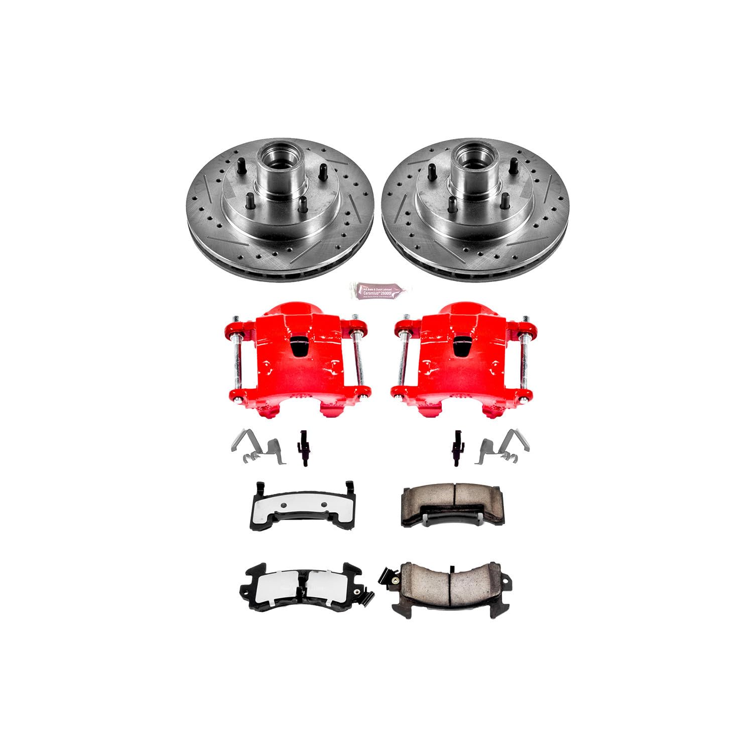 Power Stop Front KC1485-36 Z36 Truck and Tow Brake Kit with Calipers