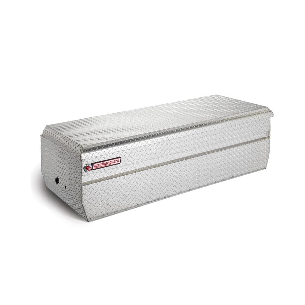 Truck Box Weather Guard Chest, 62 in. W, 20-1/4 in. D, Bright Aluminum, 664001
