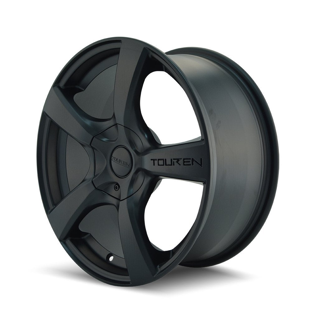 18x8 TR9, Bolt Pattern: 5x108/4.5, Offset: 40, MATTE BLACK, set of 1