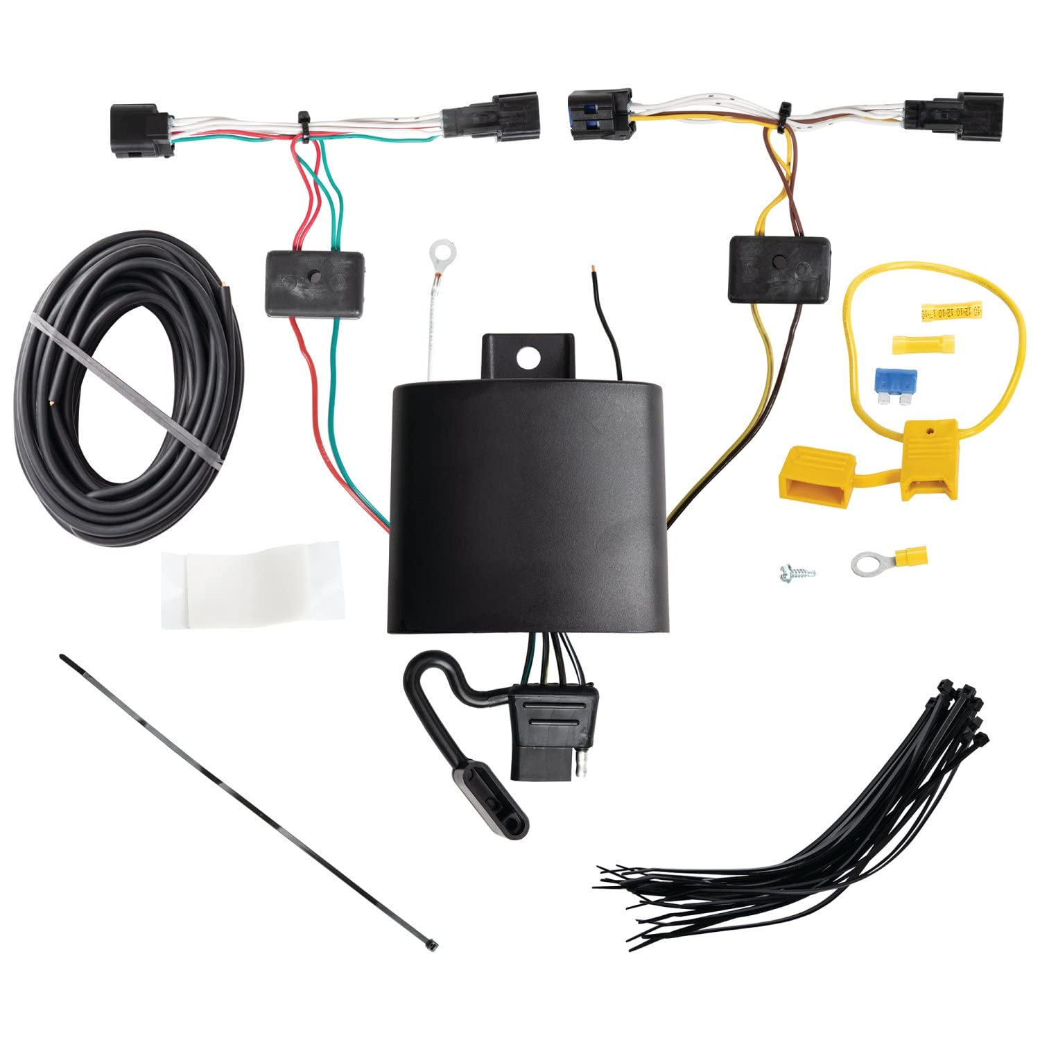 T-One TEKONSHA 118873 Tow Harness Wiring Package, 4-Way Flat Compatible with 2023 KIA Sportage