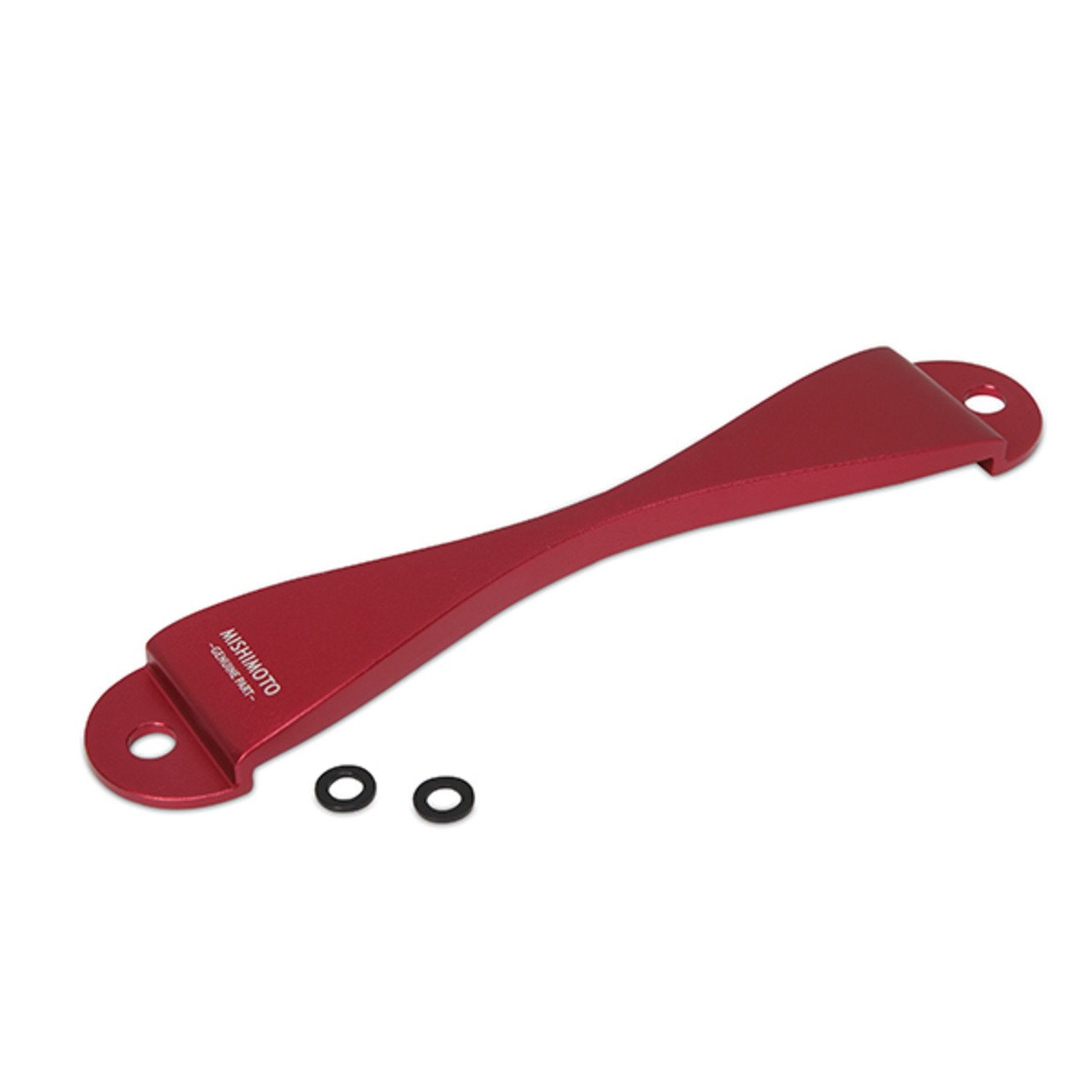 Mishimoto CNC Battery Tie Down Fits Subaru MMTD-SUB-RD Red