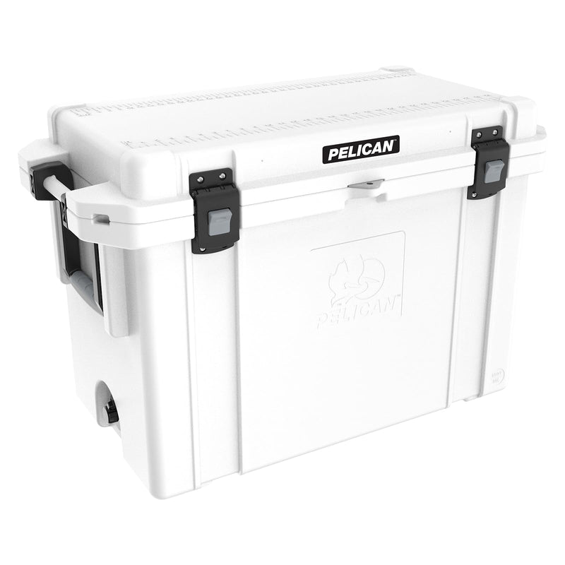 95 QT Pelican Elite Cooler (White)