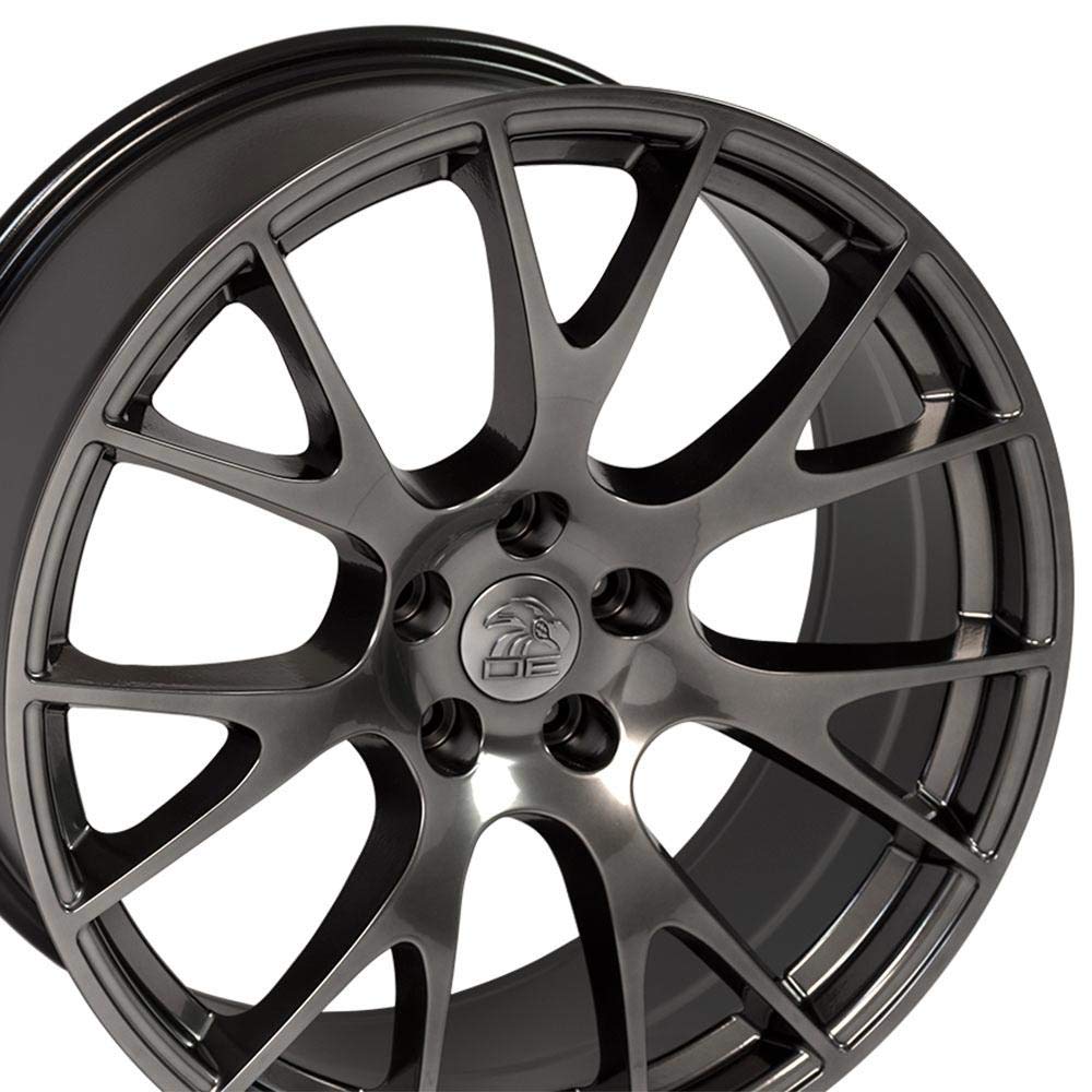 Hyper Black Wheel OE Wheels LLC DG69-22100-5550-25HB Painted (22 x 10. inches /5 x 139 mm, 25 mm Offset)