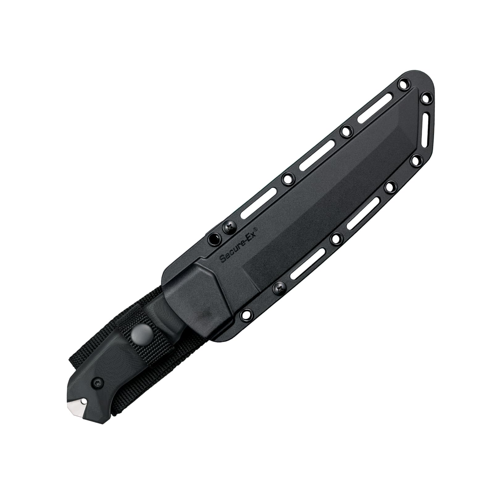 Cold Steel 7.5" Warcraft San Mai III Tanto Point Razor-Sharp Blade 4.5" G-10 Handle Military Tactical Fixed Blade Knife