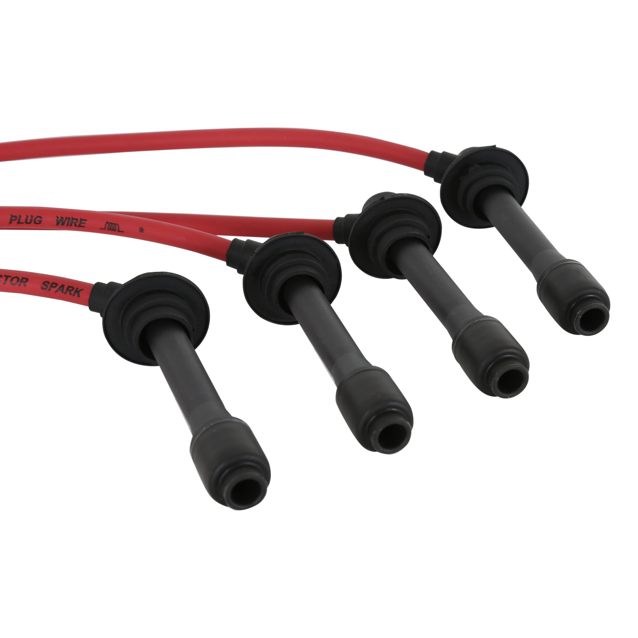 Super Conductor MSD 32599 Spark Plug Wire Set, Red