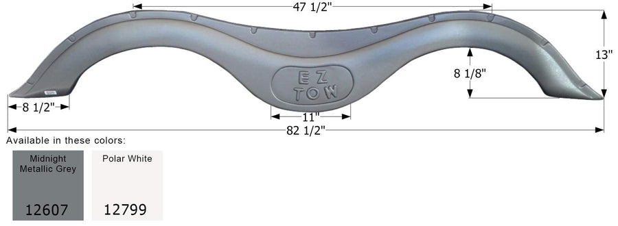 Fender Skirt ICON, Tandem, Prime Time RV, FS2607, Polar White