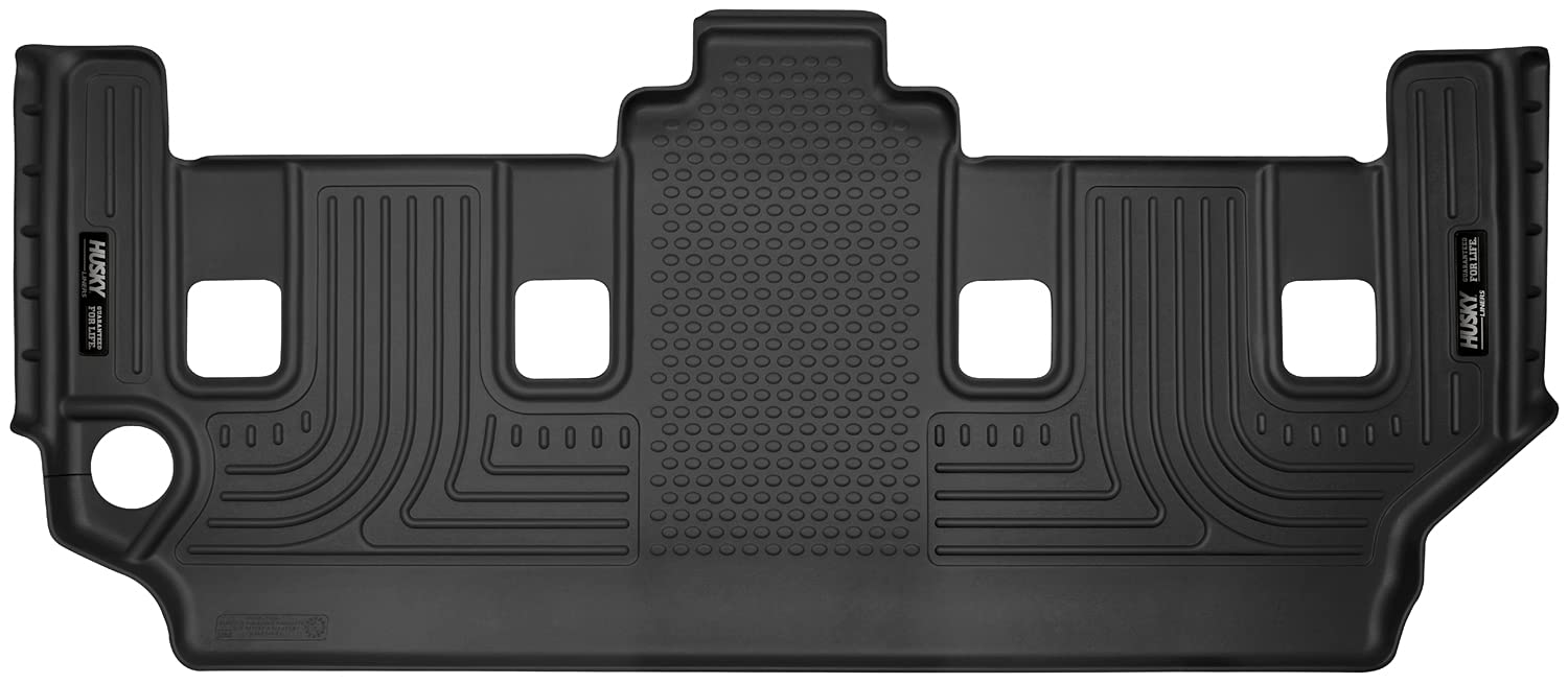 Husky Liners Floor Mats X-act Contour | Fits 2008-2016 Chrysler Town & Country; 2008-2020 Dodge Grand Caravan | 3rd Row, 1-pc Black - 55321
