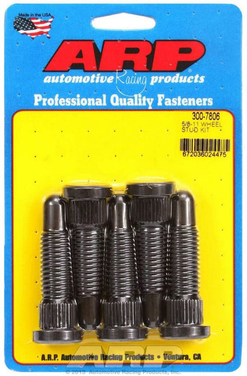ARP 300-7806 NASCAR Wheel Stud Kit (2.650 UHL) - 5 Piece