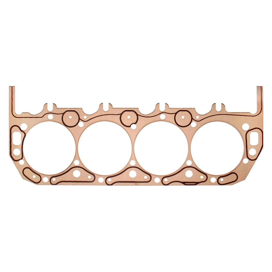 Cylinder Head Gasket, SCE Gaskets, ICS Titan, 4.520 in Bore, 0.062 in Compression Thickness, Copper, Big Block Chevy, Each