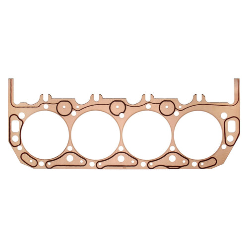 Cylinder Head Gasket, SCE Gaskets, ICS Titan, 4.520 in Bore, 0.062 in Compression Thickness, Copper, Big Block Chevy, Each