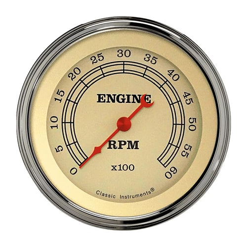Vintage Classic Instruments VT60SLC 3In Tachometer 6000 RPM