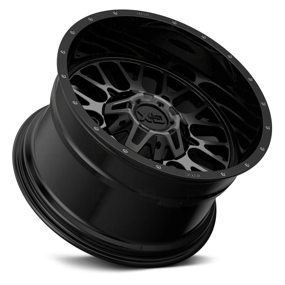 XD 20x9 SNARE XD842, Bolt Pattern: 5x5/5.5, Offset: 0, GLOSS BLACK GRAY TINT, set of 1