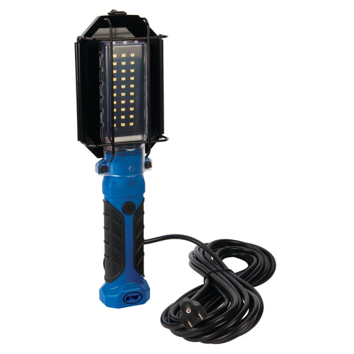 W2237 Performance Tool 25' 18GA 1,000 lumen 120V LED Drop Light with Extra Built in 120V Outlet, 1 Pack