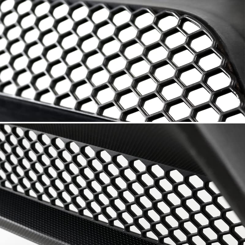 Spec-D Tuning Rear Bumper Diffuser Style w/Dual Exhaust Pipes Compatible with 2015-2017 Ford Mustang GT350 Premium