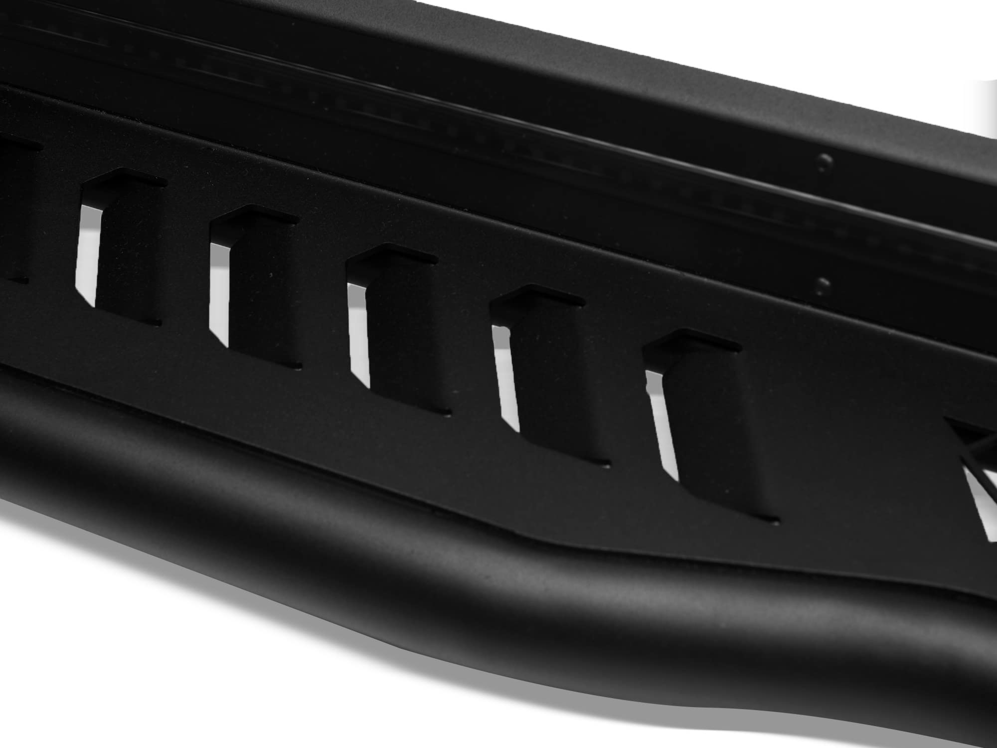 FX Sequential LED Armordillo Running Boards|Compatible with 2022-2025 Nissan Frontier Crew Cab|8735589|Matte Black|Lighted Side Step|Neft Bars