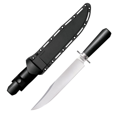 Laredo Bowie Cold Steel 10.5" CPM 3V Razor-Sharp Clip Point Blade 5.1875" G-10 Handle Tactical Fixed Blade Knife w/Secure-Ex Sheath