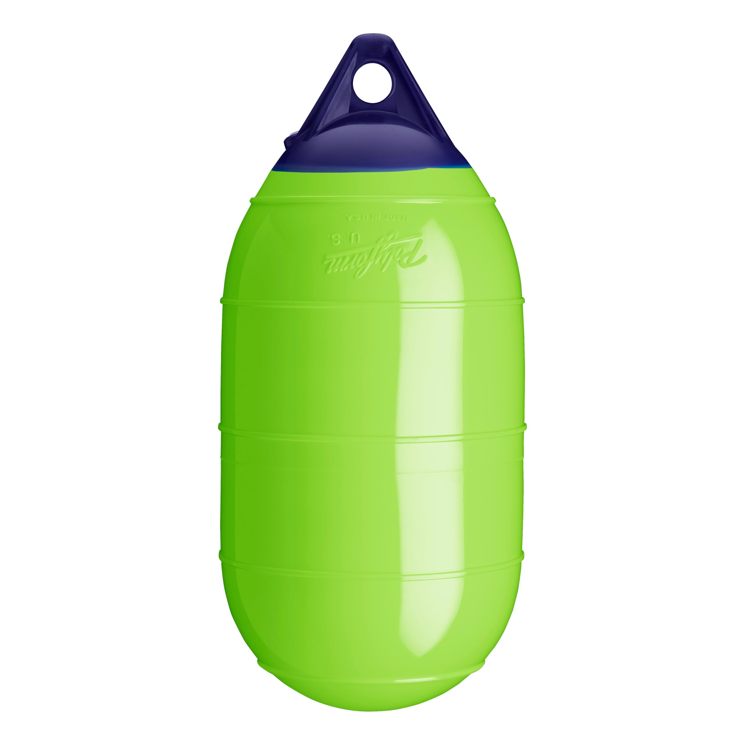 Polyform Low Drag Buoy LD-1 Standard Blue Ropehold - Lime Series