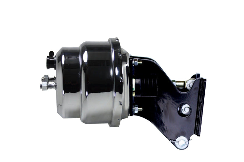 7 Inch LEED BRAKES Dual Power Booster, (Chrome)
