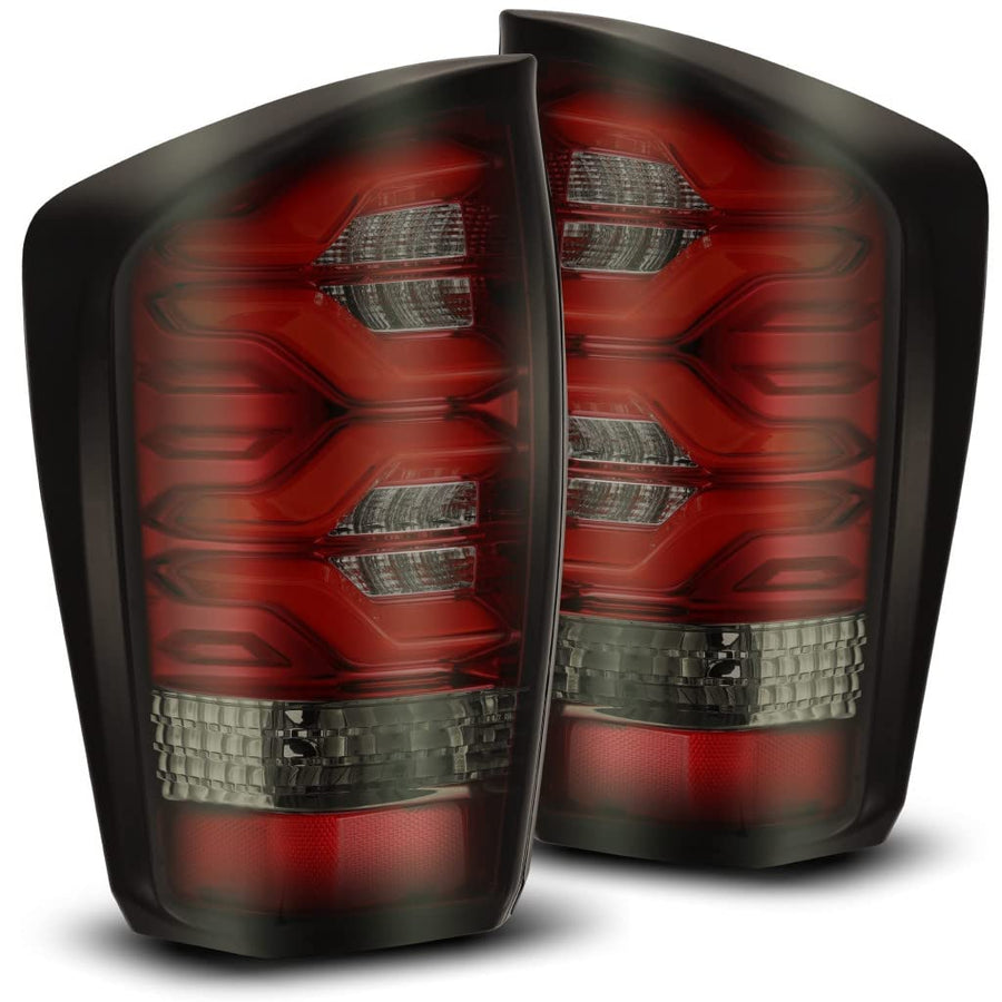 For Toyota Tacoma AlphaRex 2016-2020 LED Tail Lights PRO-Series | Red Smoke | 680020