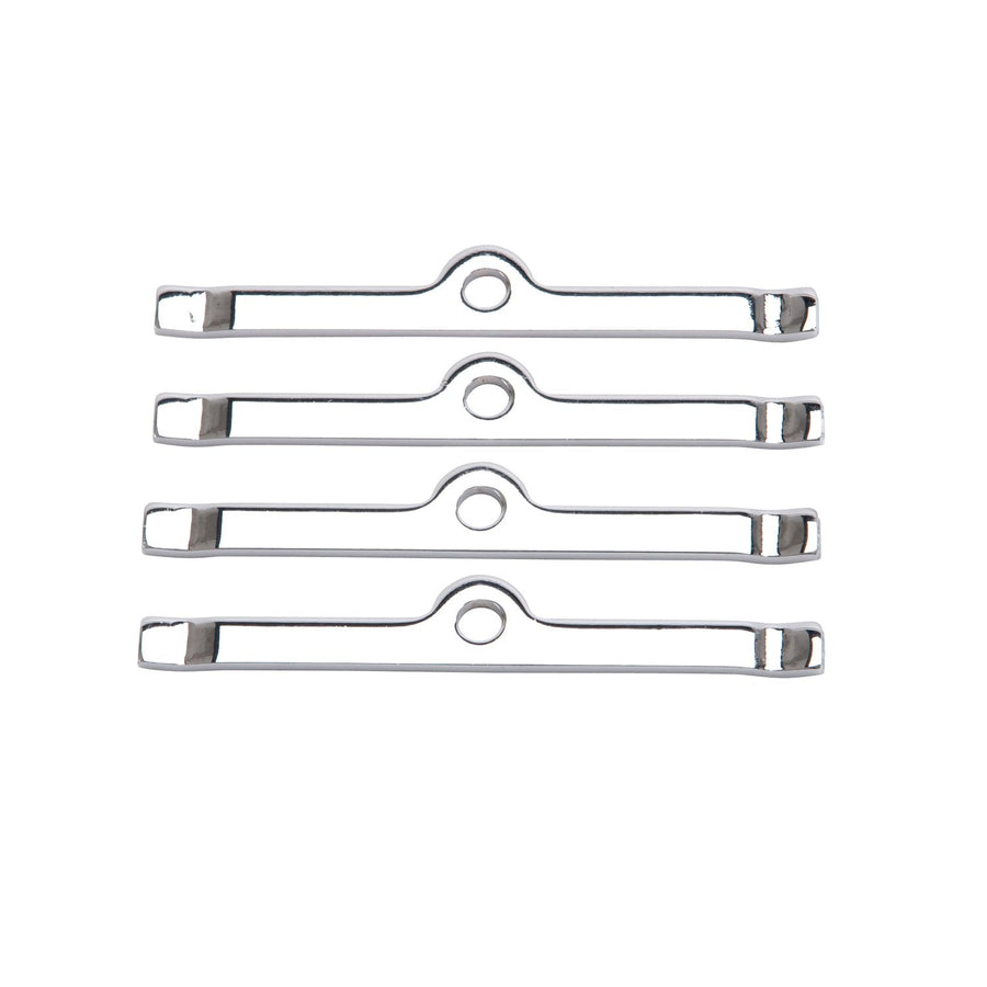 Chrome Edelbrock 4404 Valve Cover Hold-Down Tabs - Pack of 4