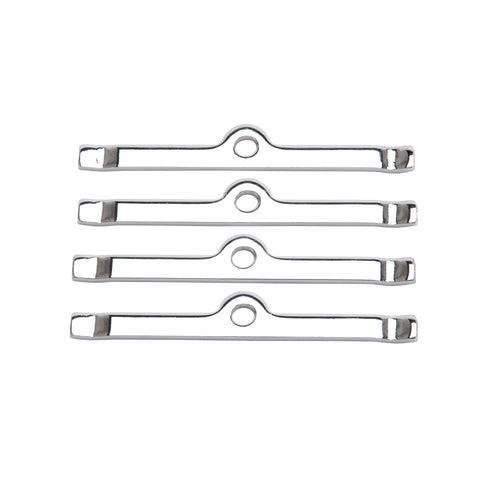 Chrome Edelbrock 4404 Valve Cover Hold-Down Tabs - Pack of 4
