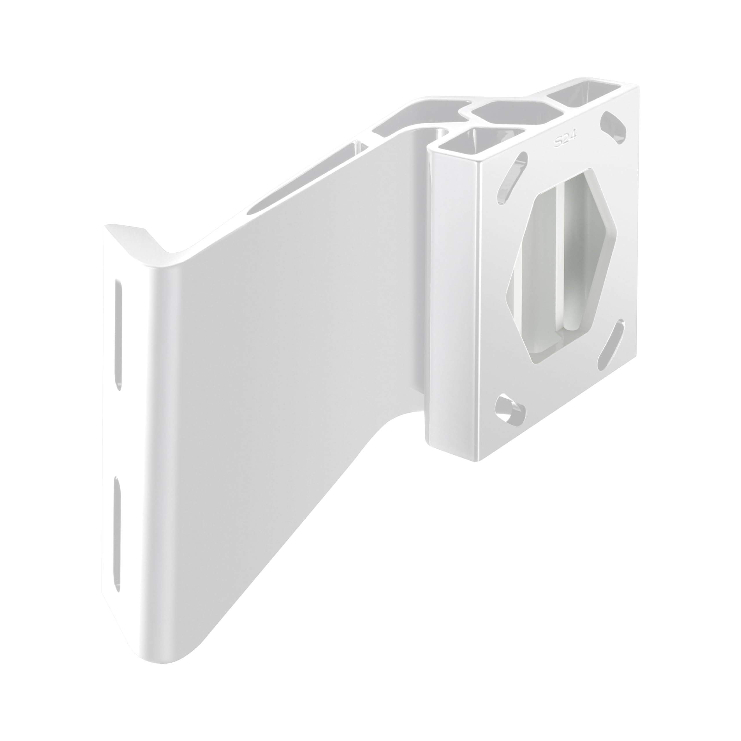 Minn Kota Raptor Jack Plate Adapter Bracket for Starboard – 2" Setback, 4" Rise, White