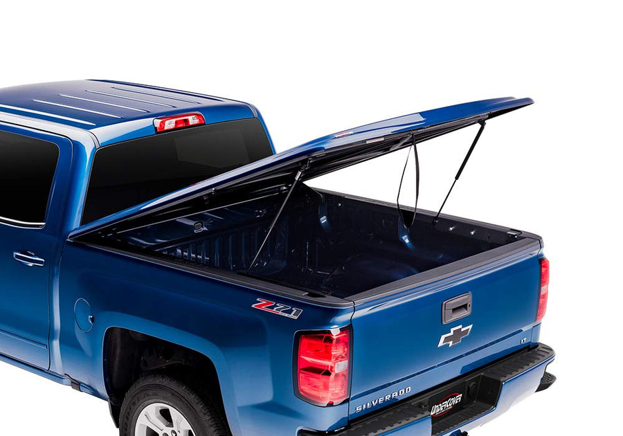 UnderCover RealTruck Lux One-Piece Truck Bed Tonneau Cover | UC1116L-41 | Fits 2014 - 2018, 2019 Legacy Chevy Silverado 1500 41(GBA)(WA8555) - Black 5' 9" Bed (69.3")